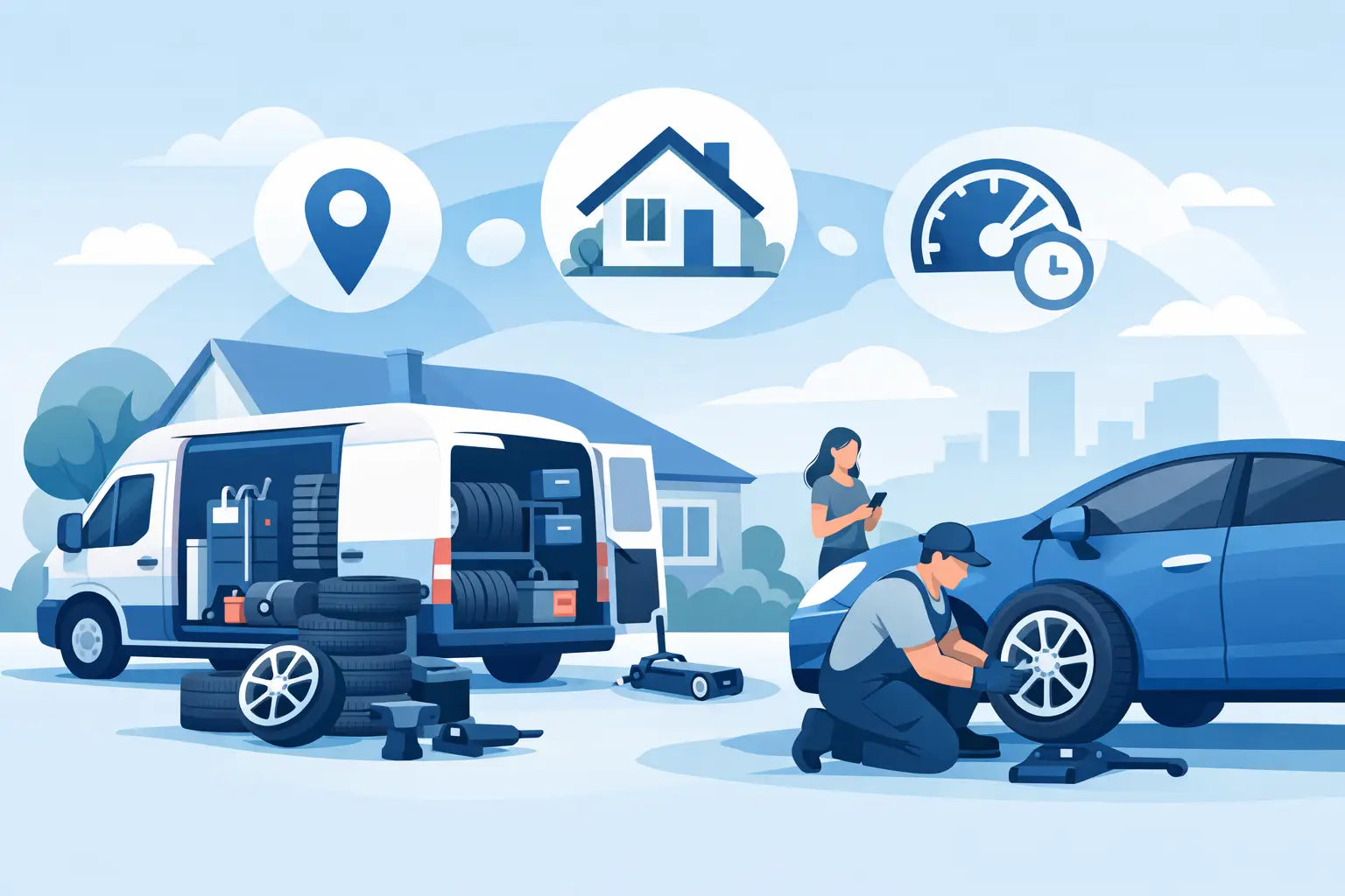 Why Use a Home Tyre Fitting Service?