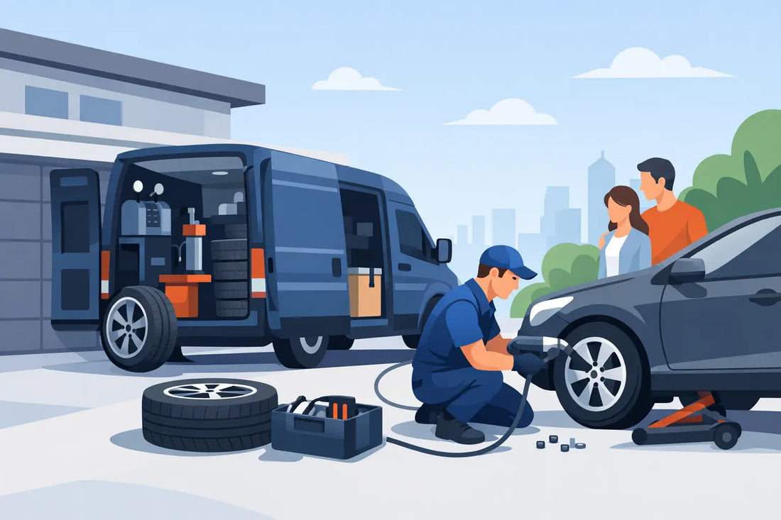 How Home Tyre Installation Works at Your Door