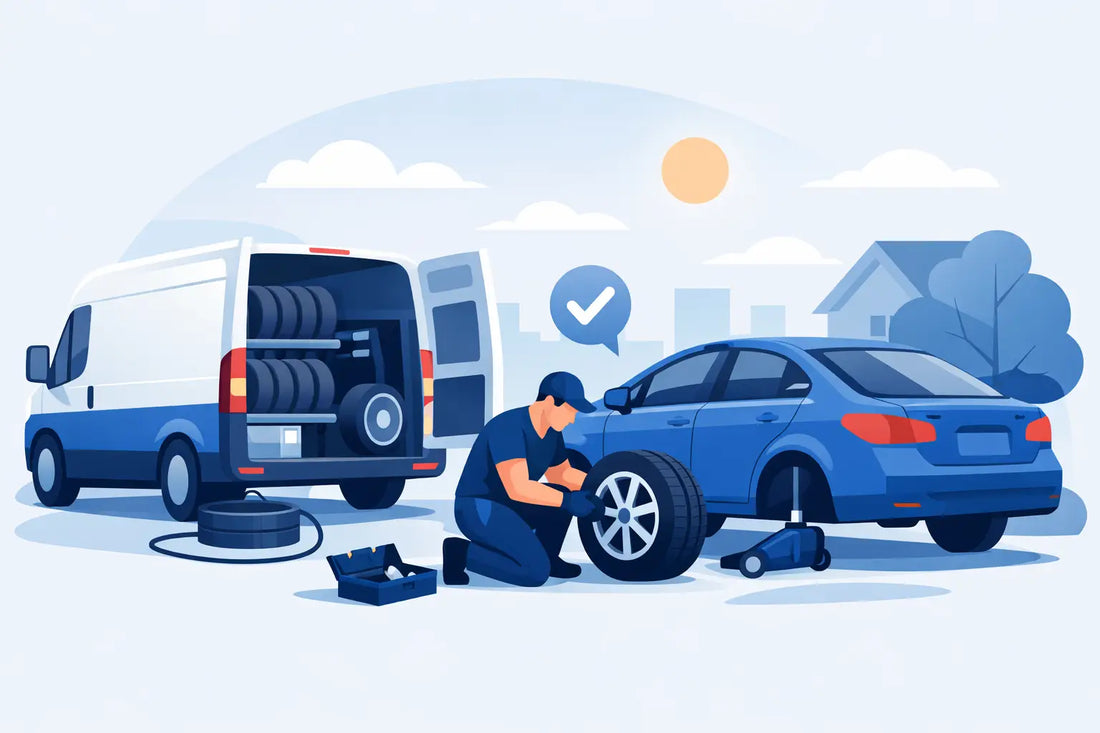 Same Day Tyre Fitting Without the Garage